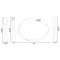Reusable Cutlery Set of 4 Plastic Plates, Spoons, Forks and Knives for Baby and Toddlers